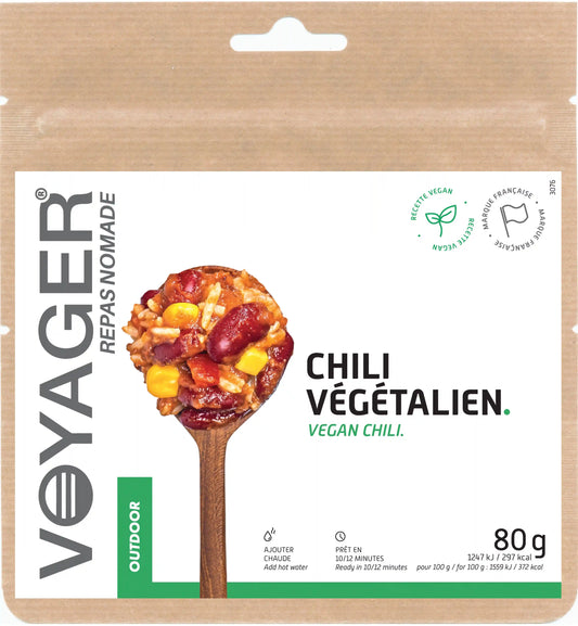 Freeze-dried vegetarian chili - 80g - 313 kcal
