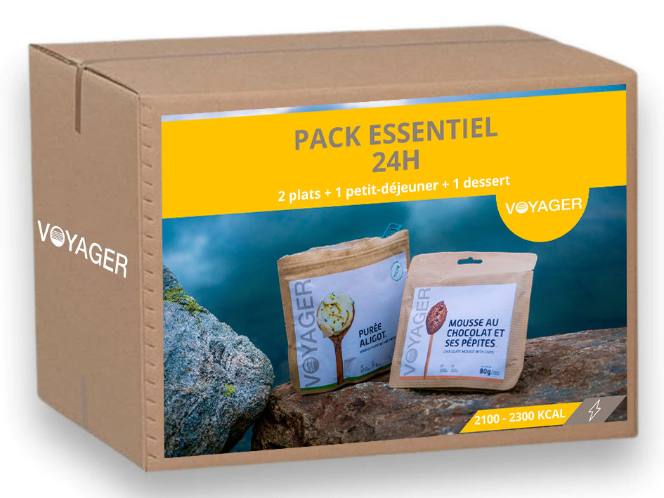 Pack 24h Essentiel - Repas lyophilisés