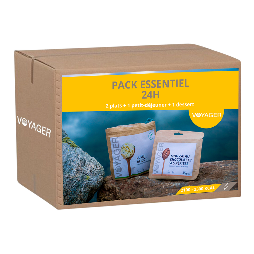 pack 24h essentiel pour une randonné de 24h
