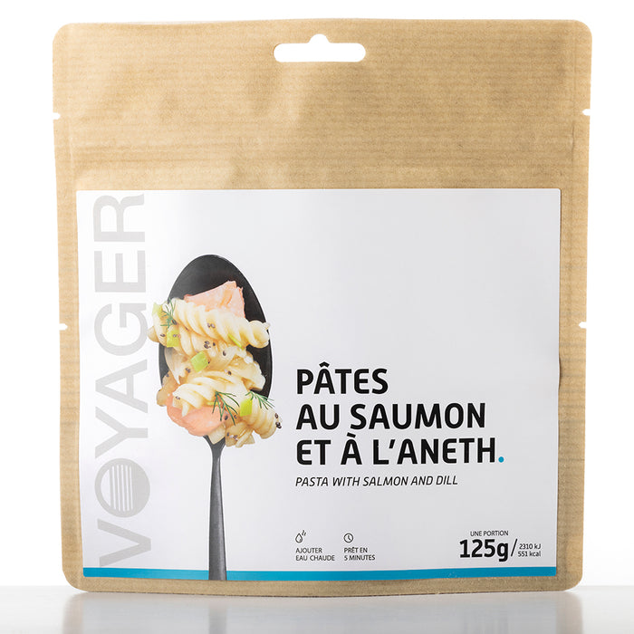 Pâtes au saumon et à l'aneth lyophilisé - 125g - 551 kcal