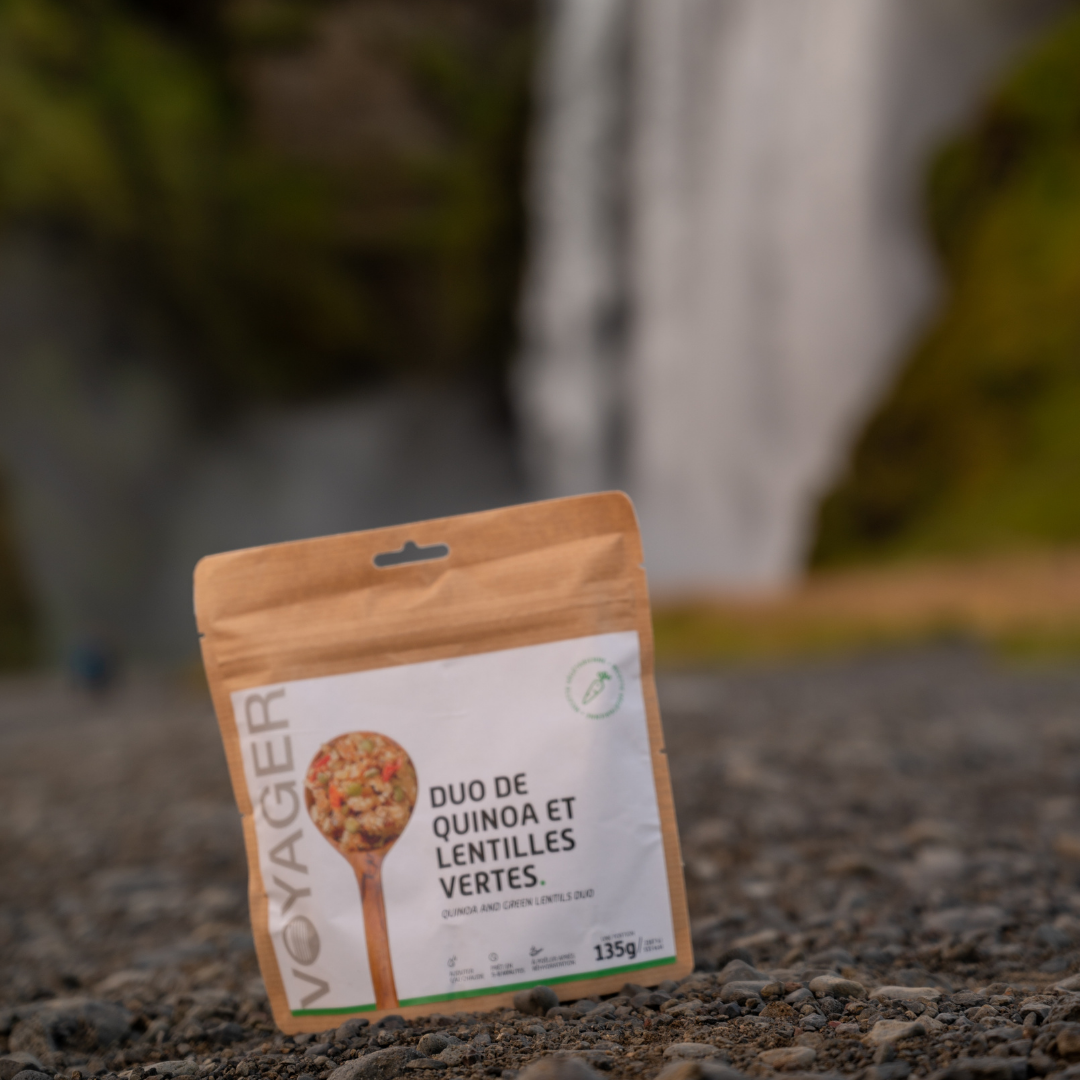 Freeze-dried duo of quinoa and green lentils - 135g - 514 kcal