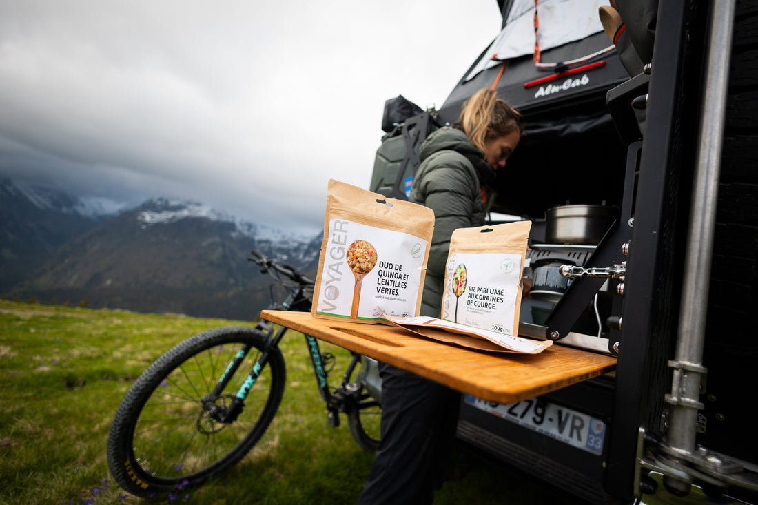Repas lyophilisés Voyager en randonnée pour l’apport énergétique en trek et bivouac