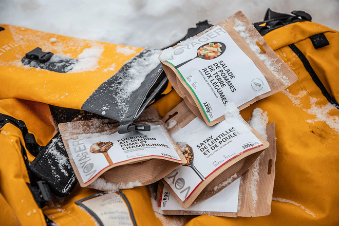 Pack repas lyophilises