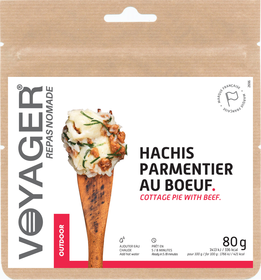 Hachis parmentier au boeuf lyophilisé - 80g - 337 kcal