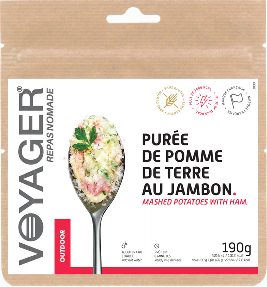 Mashed potatoes with freeze-dried ham - 190g - 1029 kcal