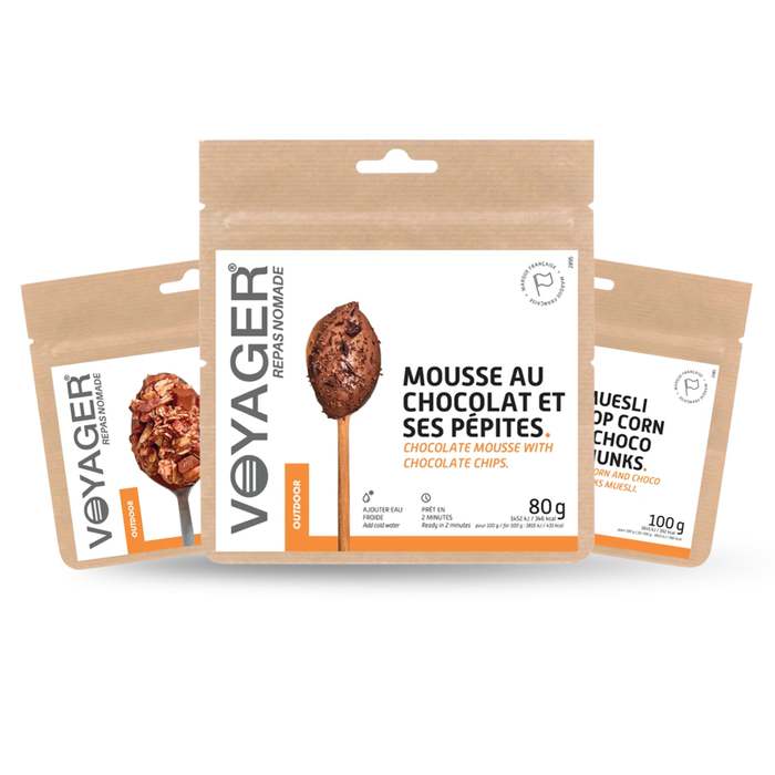 Lot de 3 Recettes Extra Chocolat Lyophilisées