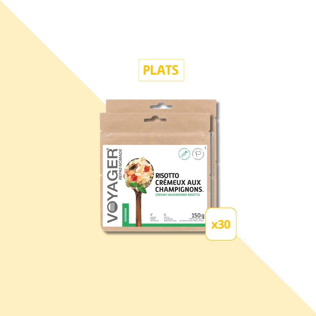 Pack de repas lyophilisés 1 mois Essentiel
