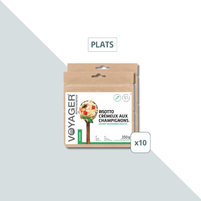 Pack repas lyophilisés