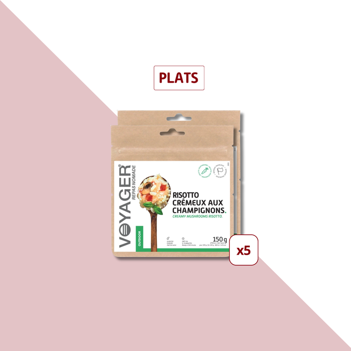 Packs repas lyophilisés