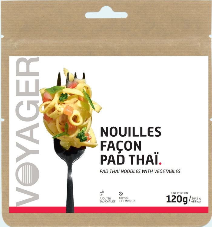 Nouilles aux légumes façon Pad Thaï lyophilisées - 120g - 485 kcal