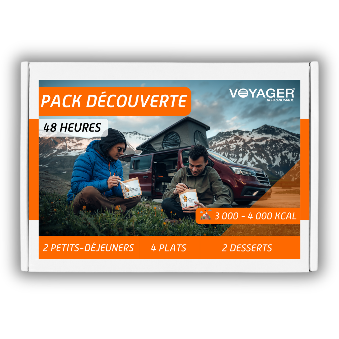 Pack découverte de repas lyophilisés 48heures