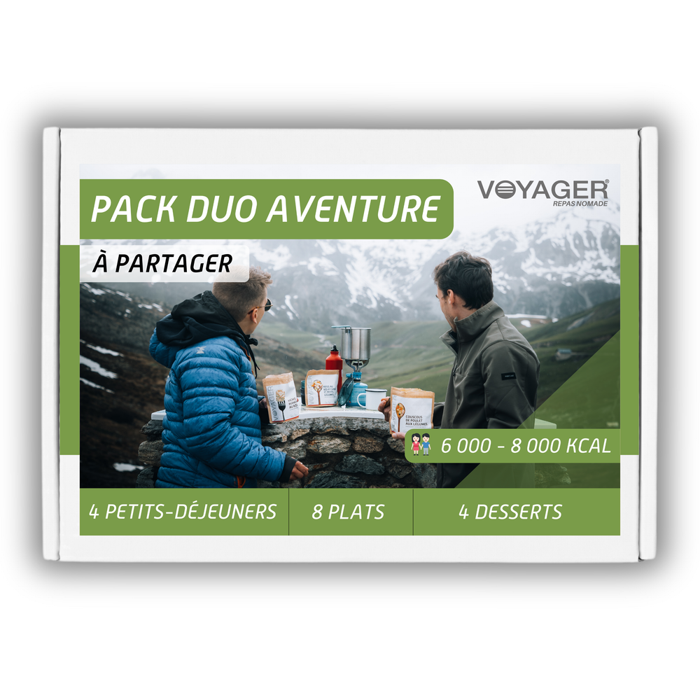 Pack 48h Duo Aventure - Repas lyophilisés