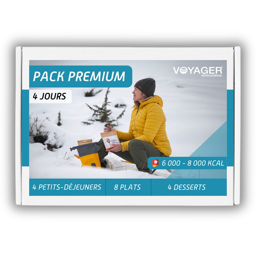 Pack repas lyophilises