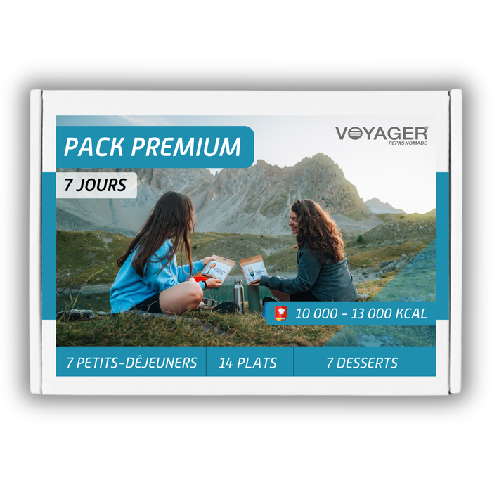 Pack 7 jours Premium - Repas lyophilisés