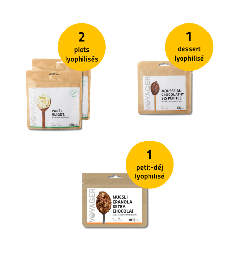 24h Essential Pack - Freeze-dried meals &amp; snacks