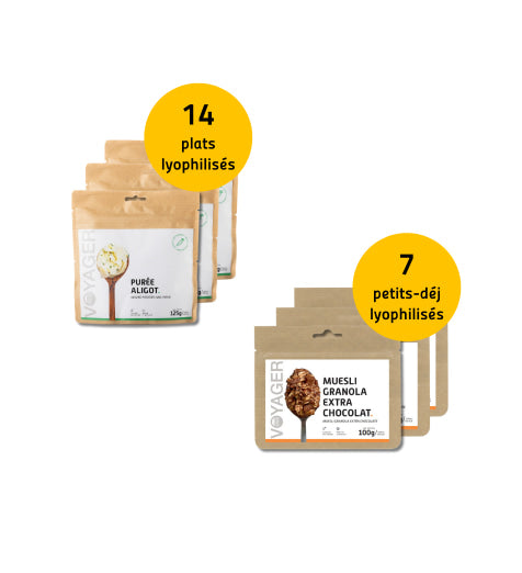 Essential 7-day pack - Freeze-dried meals