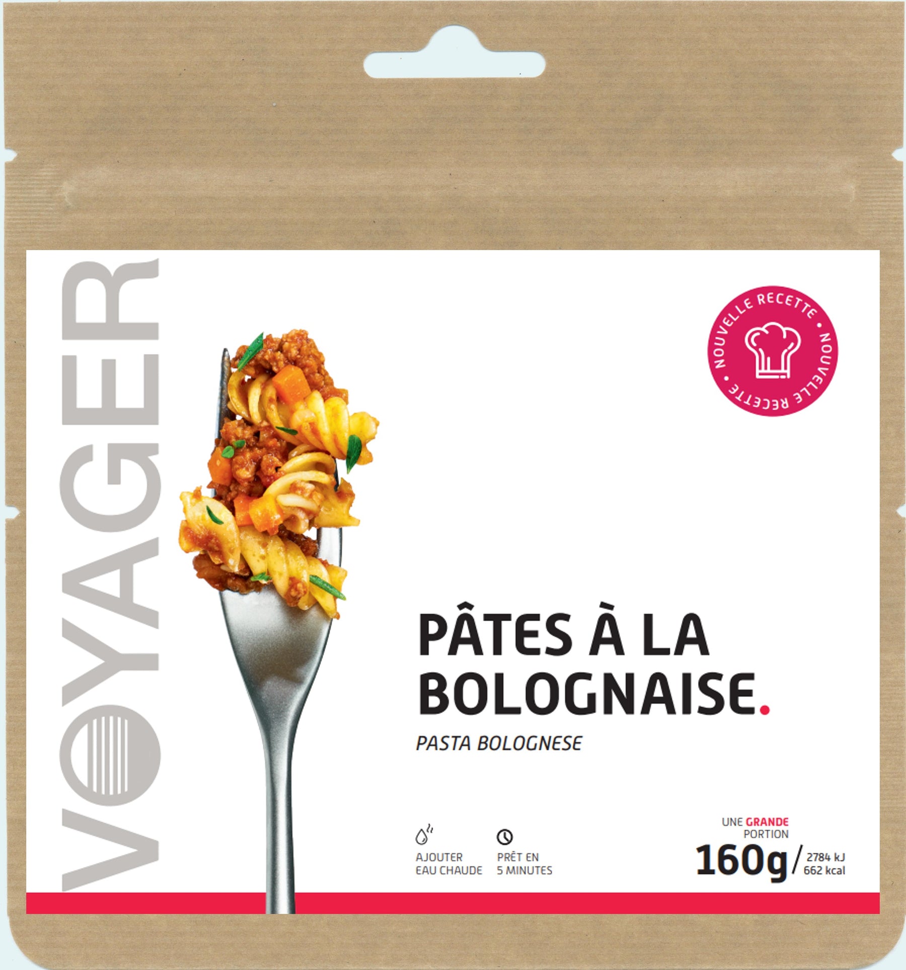 Freeze-dried bolognese pasta - 160g - 662 kcal