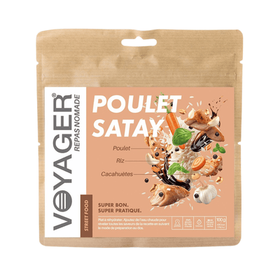 Poulet Satay Plat Lyophilisé