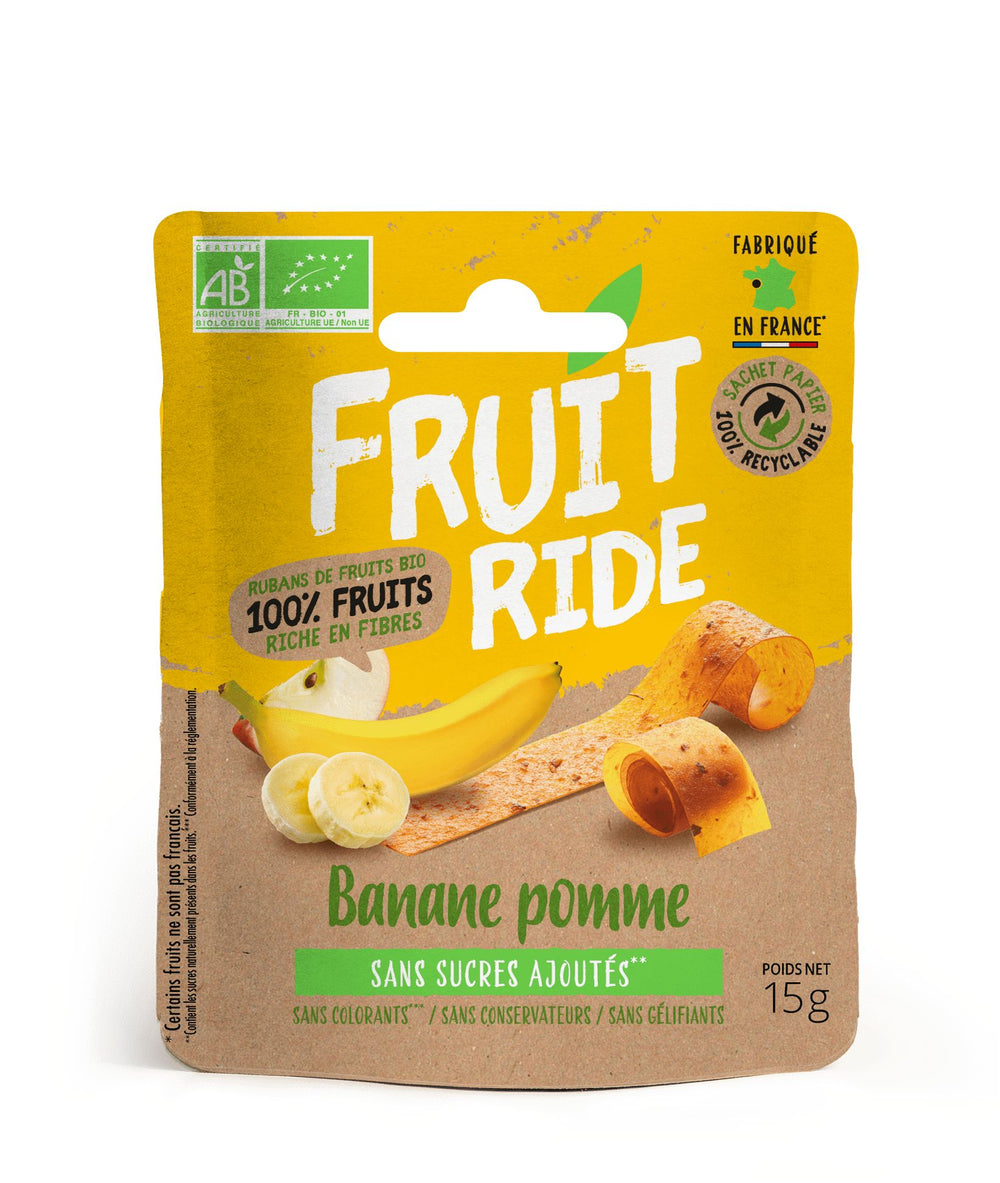 Fruit Ride Banane Pomme - 15g - 60 kcal