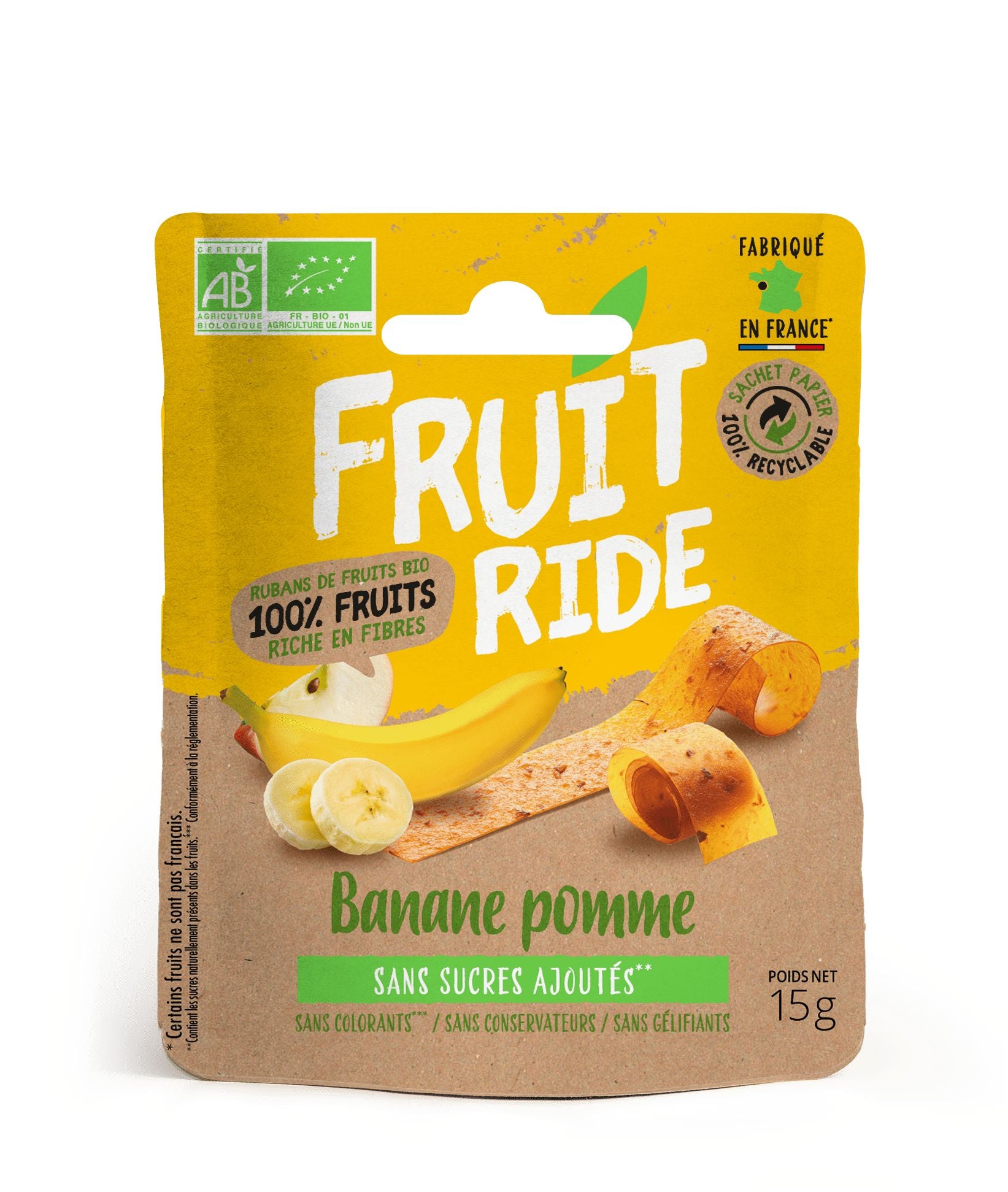 Fruit Ride Banana Apple - 15g - 60 kcal 