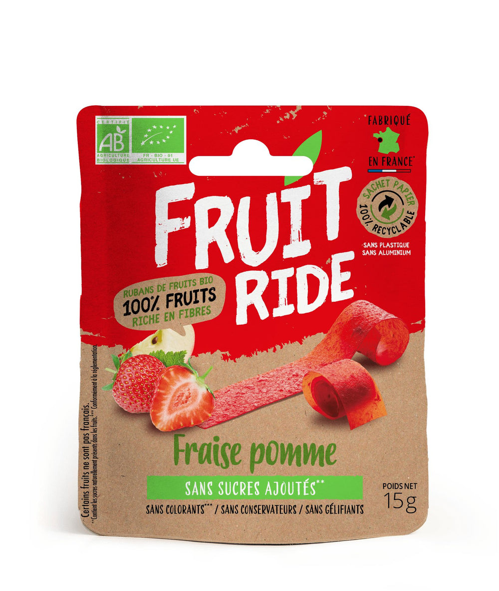 Fruit Ride Strawberry Apple - 15g - 43 kcal 