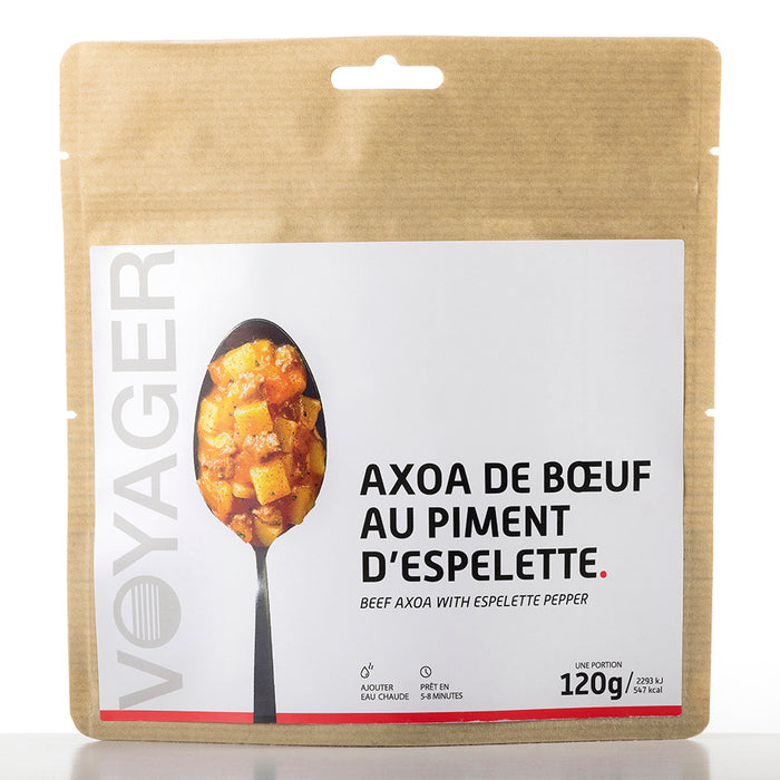 Beef axoa with freeze-dried Espelette pepper - 120g - 547 kcal