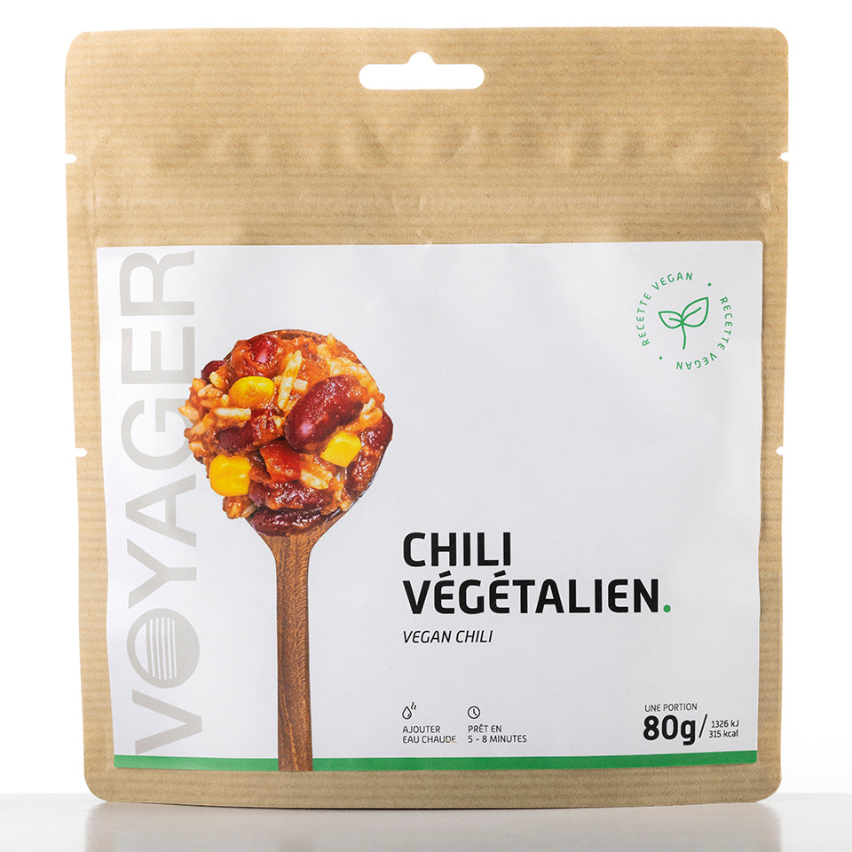 Freeze-dried vegetarian chili - 80g - 313 kcal