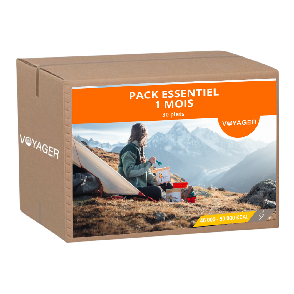 Essential 1 month pack - Freeze-dried meals