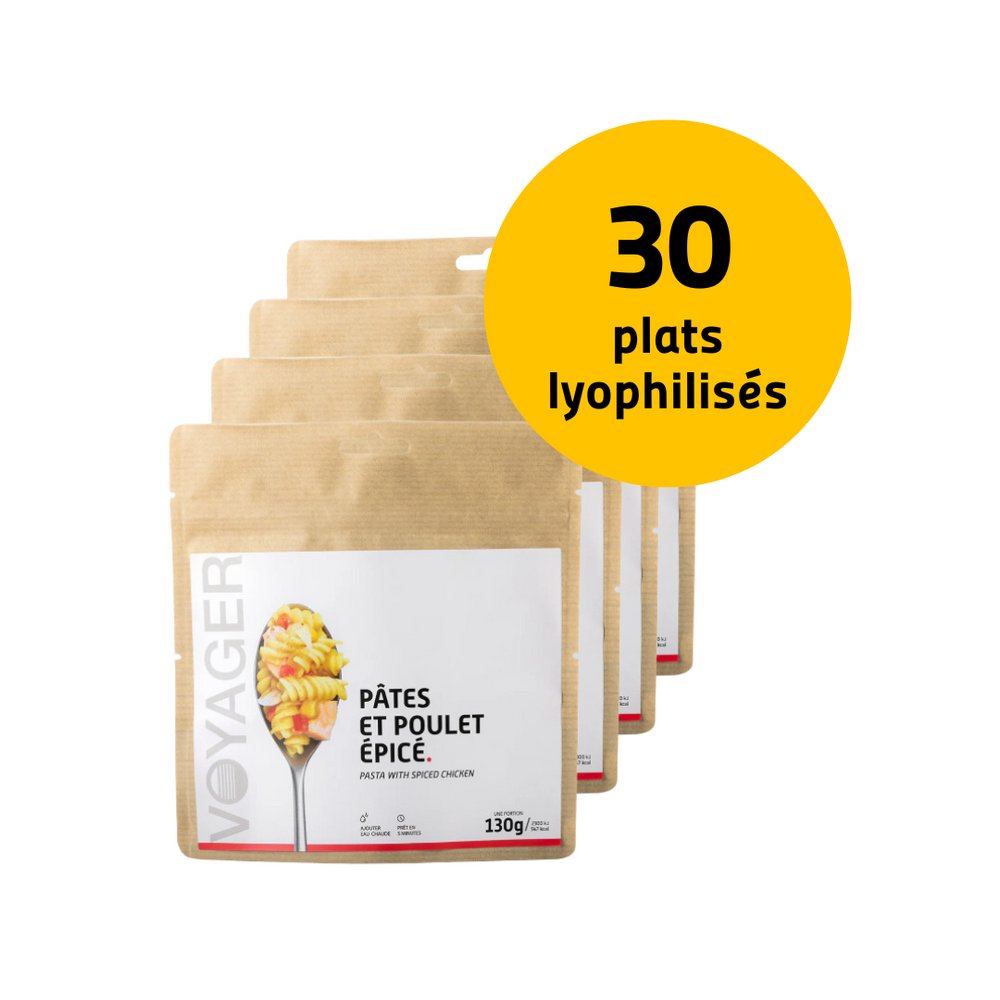 Pack 1 mois Essentiel - Plats lyophilisés