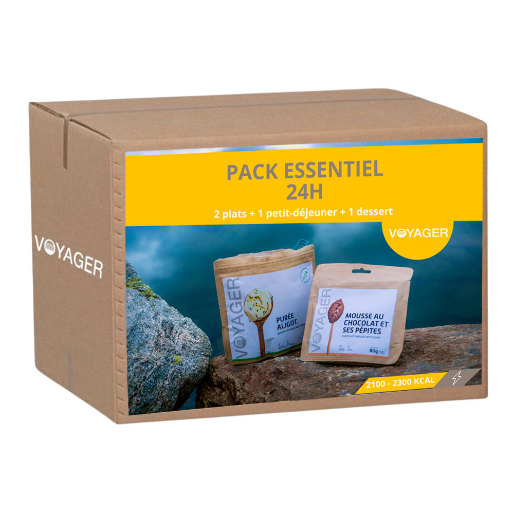 pack 24h essentiel pour une randonné de 24h 