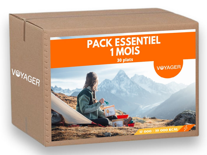 Essential 1 month pack - Freeze-dried meals