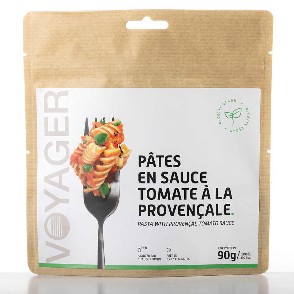Pâtes en sauce tomate à la Provençale lyophilisé - 90g - 330 kcal