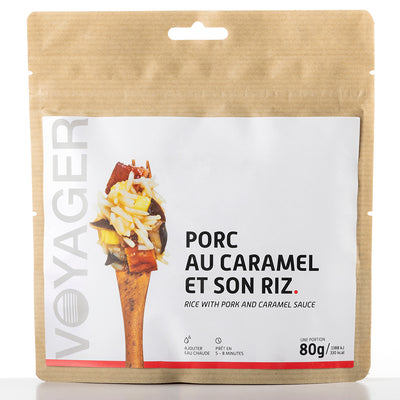 Porc au caramel et son riz lyophilisé - 80g - 374 kcal