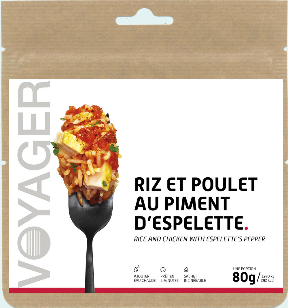 VOYAGER : Repas lyophilisés Français  Nourriture randonnée & bivouac –  Voyager