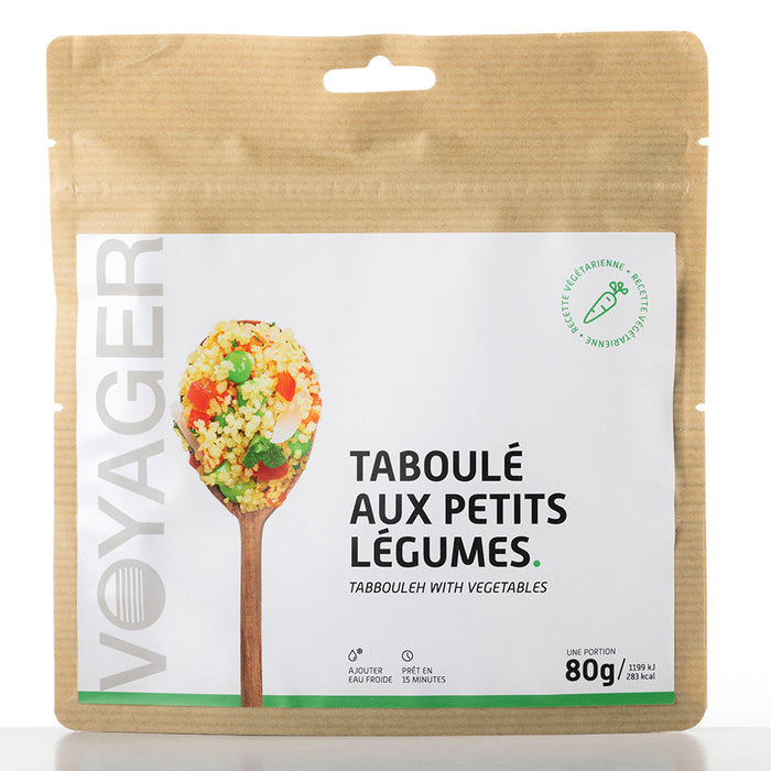 Taboulé aux petits légumes lyophilisé - 80g - 283 kcal