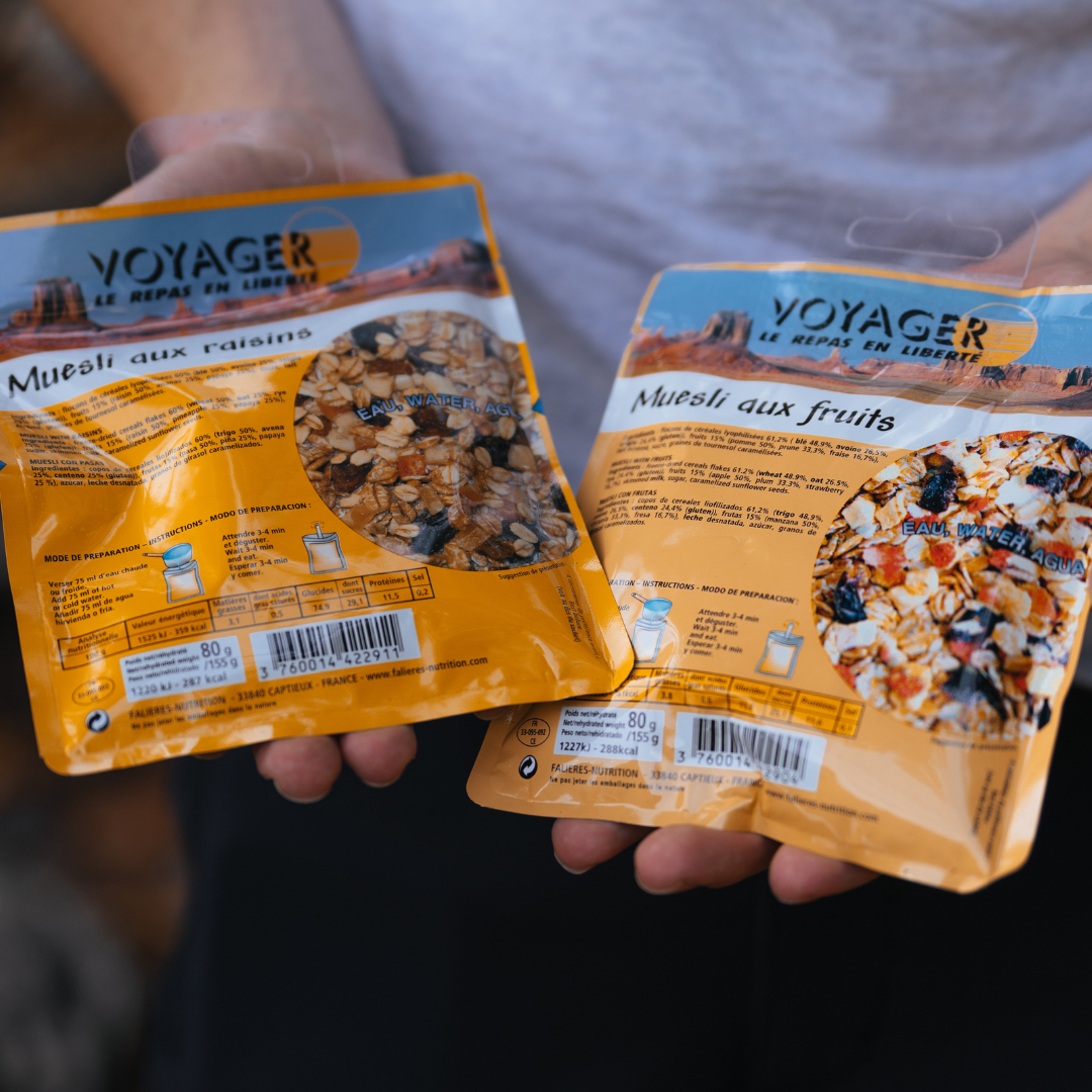 Pack 24h - Repas lyophilisés & snacks fruités – Voyager